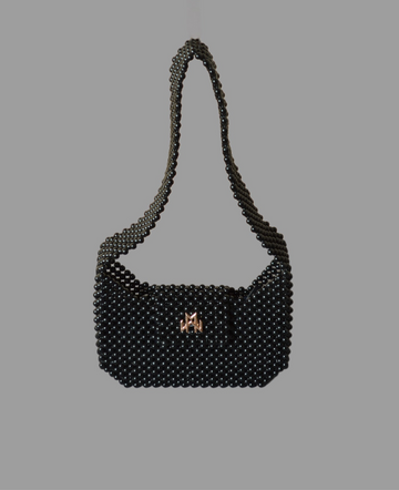 Black Pearl beads bag